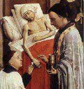 Detail of Roger van der Weyden The Seven Sacraments